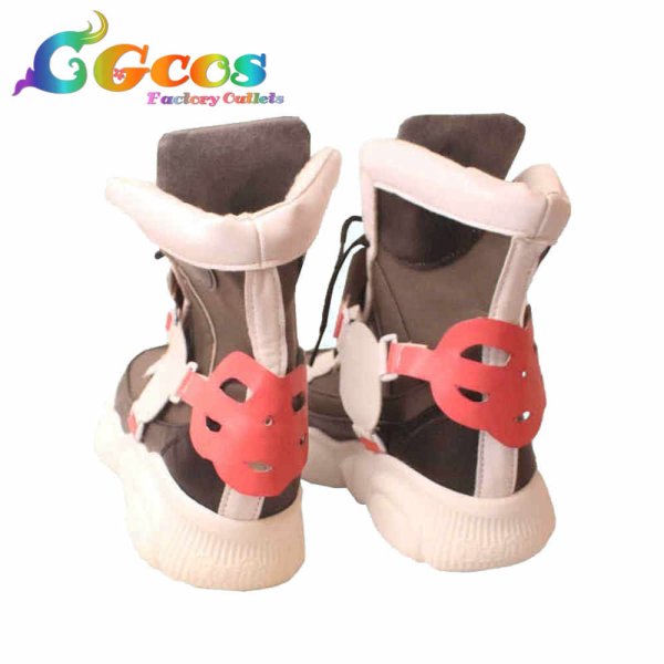 画像3: ギルティギア コスプレ靴 飛鳥=R=クロイツ コスプレブーツ コスプレ衣装 (3)