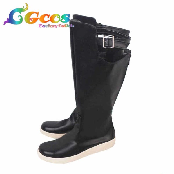 画像2: ファイナルファンタジーXIV コスプレ靴 エメトセルク コスプレブーツ コスプレ衣装 (2)