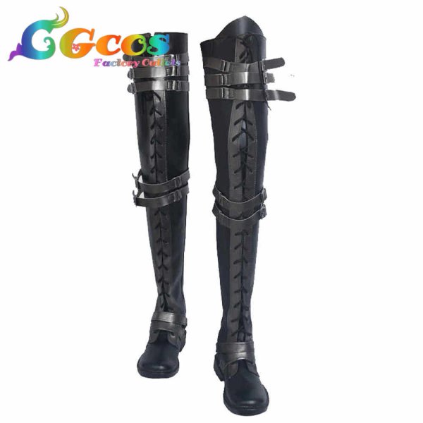 画像2: ファイナルファンタジーXV コスプレ靴 クロウ・アルティウス コスプレブーツ コスプレ衣装 (2)