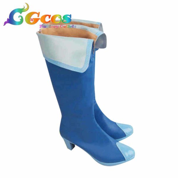 画像2: フレッシュプリキュア! コスプレ靴 蒼乃美希(キュアベリー) コスプレブーツ コスプレ衣装 (2)