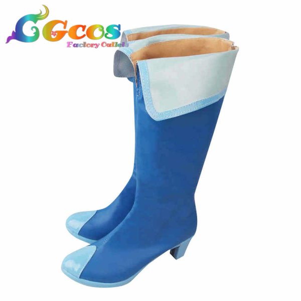 画像3: フレッシュプリキュア! コスプレ靴 蒼乃美希(キュアベリー) コスプレブーツ コスプレ衣装 (3)