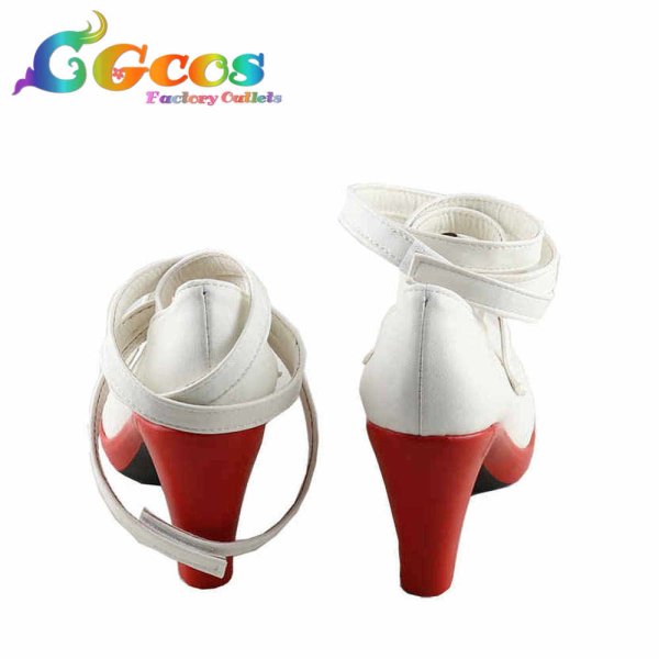 画像2: アズールレーン コスプレ靴 サラトガ(USS Saratoga) コスプレブーツ コスプレ衣装 (2)