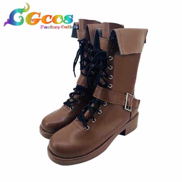 画像2: 無職転生 〜異世界行ったら本気だす〜 コスプレ靴 シルフィエット コスプレブーツ コスプレ衣装 (2)