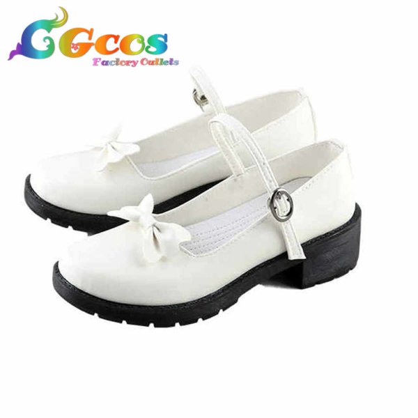 画像2: ダンガンロンパ 希望の学園と絶望の高校生 コスプレ靴 不二咲千尋 コスプレブーツ コスプレ衣装 (2)