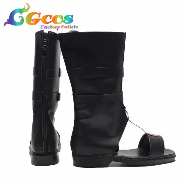 画像2: Fate/Grand Order コスプレ靴 FGO 高杉晋作 コスプレブーツ コスプレ衣装 (2)