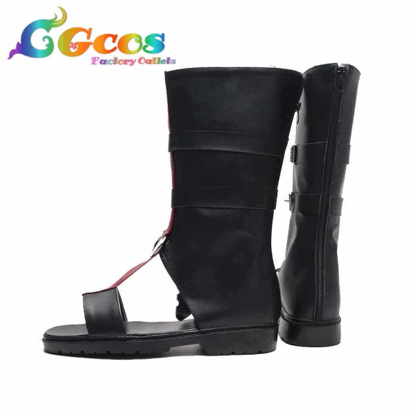 画像3: Fate/Grand Order コスプレ靴 FGO 高杉晋作 コスプレブーツ コスプレ衣装 (3)