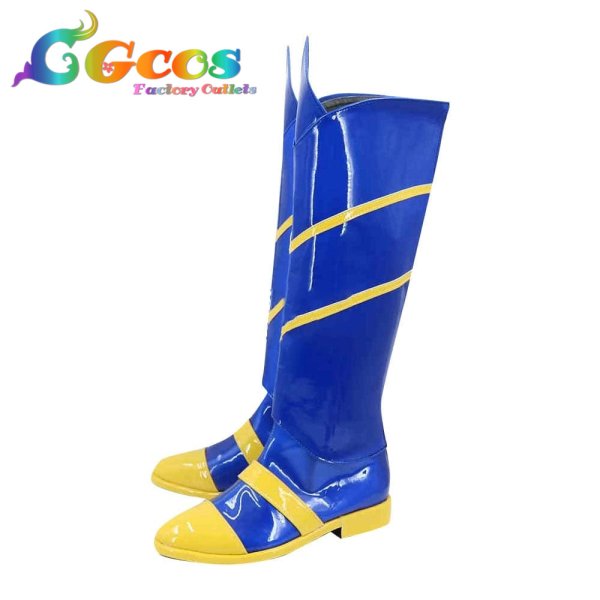 画像3: 遊☆戯☆王ゴーラッシュ!! コスプレ靴 ユウディアス・ベルギャー コスプレブーツ コスプレ衣装 (3)