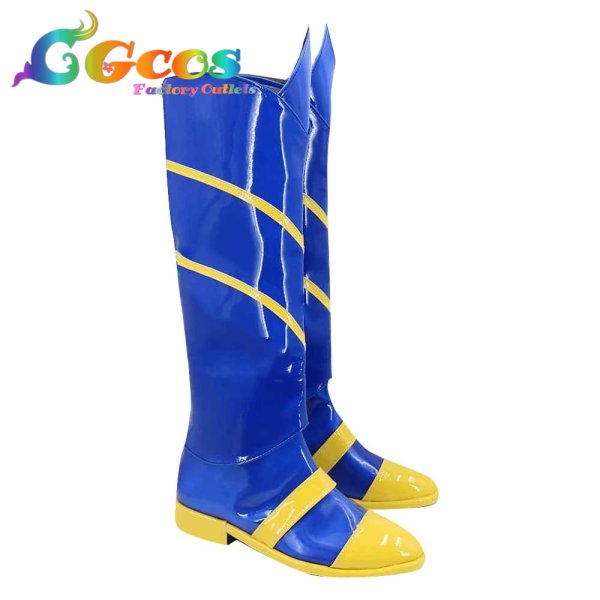 画像4: 遊☆戯☆王ゴーラッシュ!! コスプレ靴 ユウディアス・ベルギャー コスプレブーツ コスプレ衣装 (4)