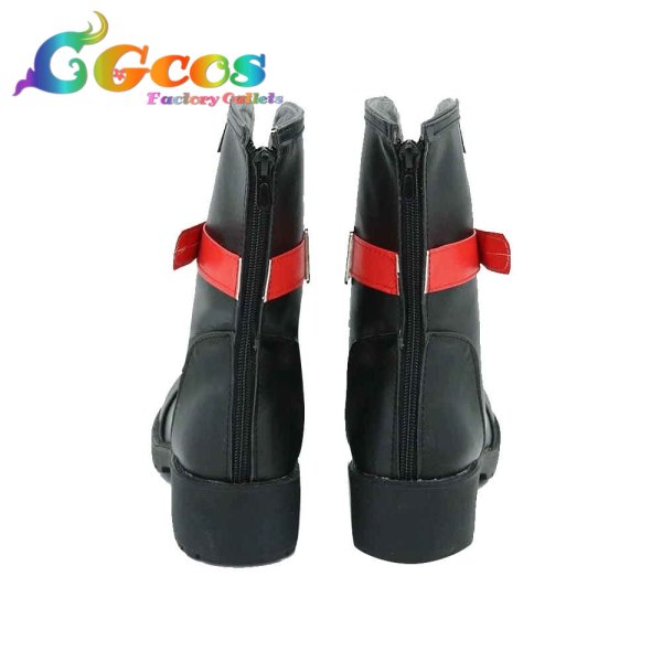 画像2: コスプレ靴　日向ヒナタ　コスプレブーツ　コスプレ衣装 (2)