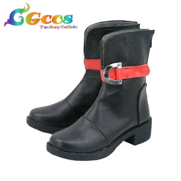 画像3: コスプレ靴　日向ヒナタ　コスプレブーツ　コスプレ衣装 (3)