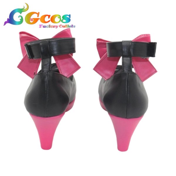 画像4: ラブライブ!虹ヶ咲学園スクールアイドル同好会 コスプレ靴 上原歩夢 天使と悪魔からの招待状 コスプレブーツ コスプレ衣装 (4)