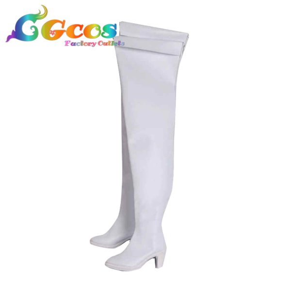 画像2: 異世界魔王と召喚少女の奴隷魔術 コスプレ靴 シェラ・L・グリーンウッド コスプレブーツ コスプレ衣装 (2)