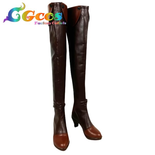 画像2: 艦隊これくしょん -艦これ- コスプレ靴 金剛 コスプレブーツ コスプレ衣装 (2)