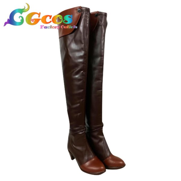 画像3: 艦隊これくしょん -艦これ- コスプレ靴 金剛 コスプレブーツ コスプレ衣装 (3)