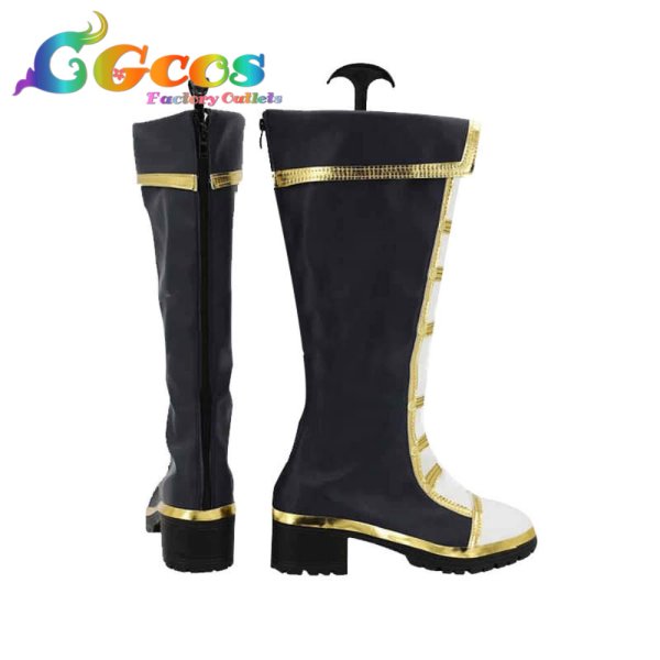 画像2: 文豪ストレイドッグス コスプレ靴 宮沢賢治 音楽隊スカウト コスプレブーツ コスプレ衣装 (2)