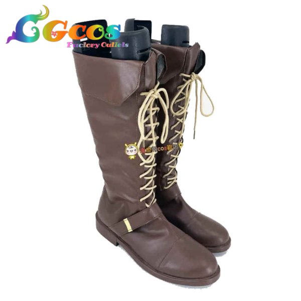 画像2: プリンセスコネクト!Re:Dive コスプレ靴 カスミ コスプレブーツ コスプレ衣装 (2)