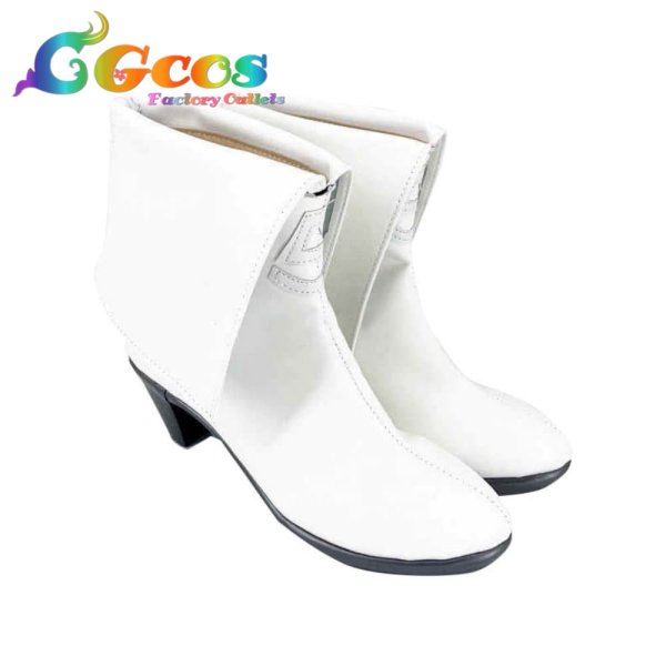 画像2: 勝利の女神:NIKKE コスプレ靴 レオナ コスプレブーツ コスプレ衣装 (2)