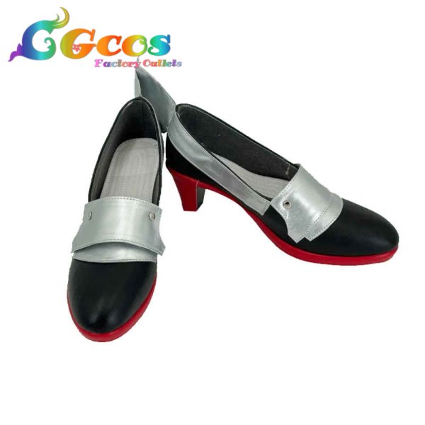 画像2: アズールレーン コスプレ靴 ビスマルク コスプレブーツ コスプレ衣装 (2)