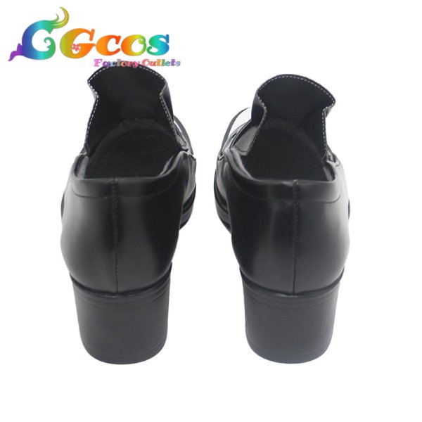 画像3: バーチャルYouTuber コスプレ靴 VTuber 周央サンゴ 七次元生徒会 コスプレブーツ コスプレ衣装 (3)