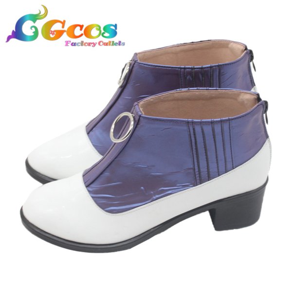 画像2: バーチャルYouTuber コスプレ靴 Vtuber 星導ショウ デフォルト衣装 コスプレブーツ コスプレ衣装 (2)