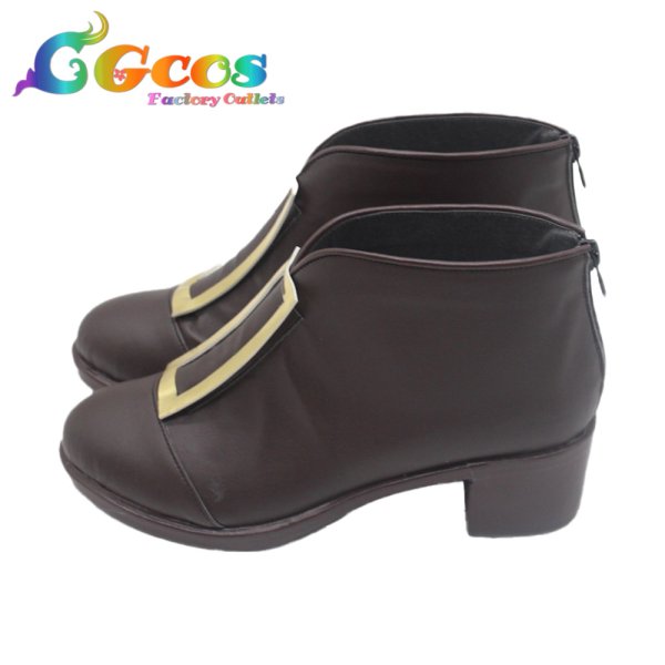 画像2: とんがり帽子のアトリエ コスプレ靴 アガット コスプレブーツ コスプレ衣装 (2)