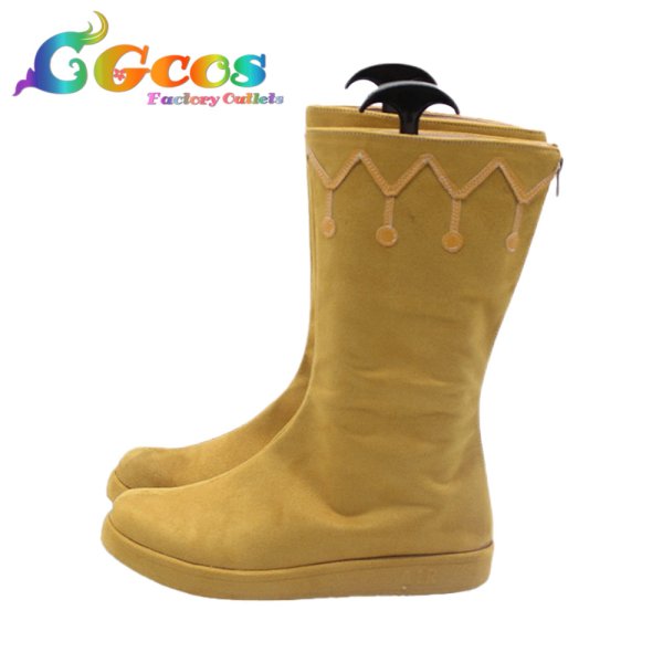 画像2: とんがり帽子のアトリエ コスプレ靴 テティア コスプレブーツ コスプレ衣装 (2)