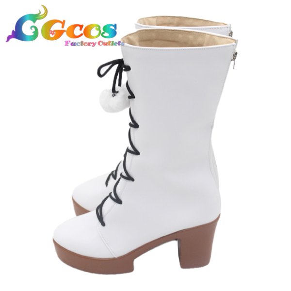 画像2: アイカツ!　コスプレ靴　藤堂ユリカ　10th STORY 〜未来へのSTARWAY〜　コスプレブーツ　コスプレ衣装 (2)