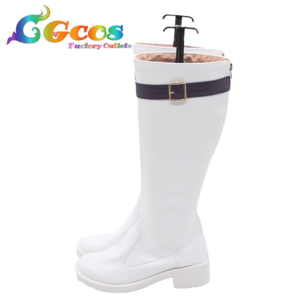 画像2: ラブライブ!蓮ノ空女学院スクールアイドルクラブ コスプレ靴 夕霧綴理 Dream Believers コスプレブーツ コスプレ衣装 (2)