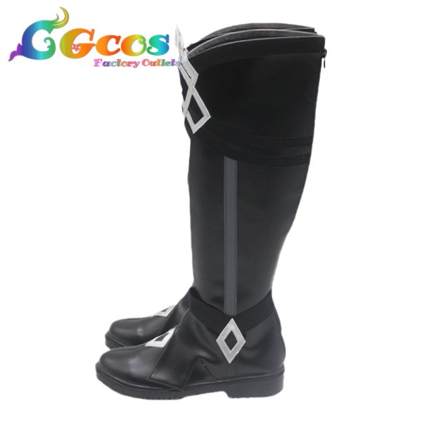 画像2: 原神(げんしん)　コスプレ靴　隊長　コスプレブーツ　コスプレ衣装 (2)