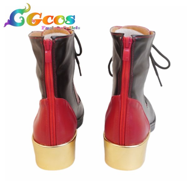 画像3: あんさんぶるスターズ! コスプレ靴 羽風薫 キャロル*白雪と聖夜のスターライトフェスティバル コスプレブーツ コスプレ衣装 (3)