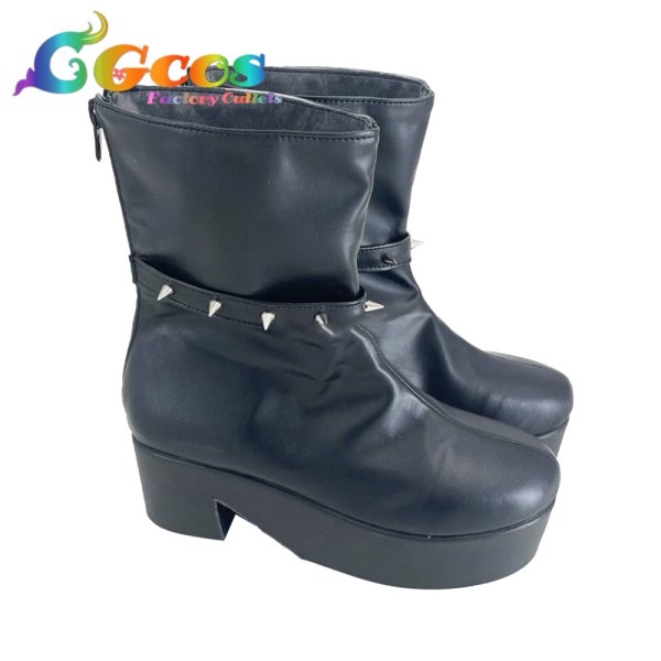 画像2: Fate/Grand Order コスプレ靴 FGO グレイ ロード・エルメロイII世 コスプレブーツ コスプレ衣装 (2)