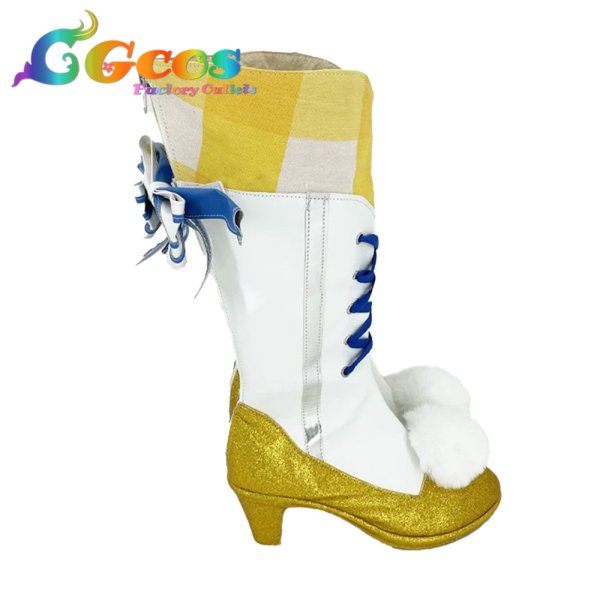 画像2: プリパラ コスプレ靴 南みれぃ ウィッシュリボンアイドルコーデ コスプレブーツ コスプレ衣装 (2)