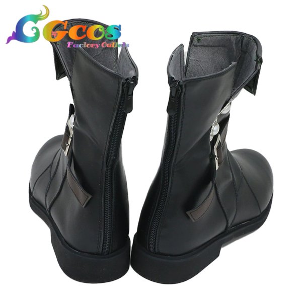 画像2: IdentityV 第五人格 コスプレ靴 傭兵(ナワーブ・サベダー) コラボカフェ コスプレブーツ コスプレ衣装 (2)