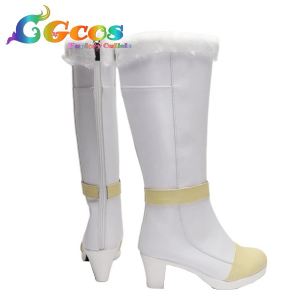 画像2: ラブライブ! School idol project　コスプレ靴　西木野真姫　Snow halation　コスプレブーツ　コスプレ衣装 (2)