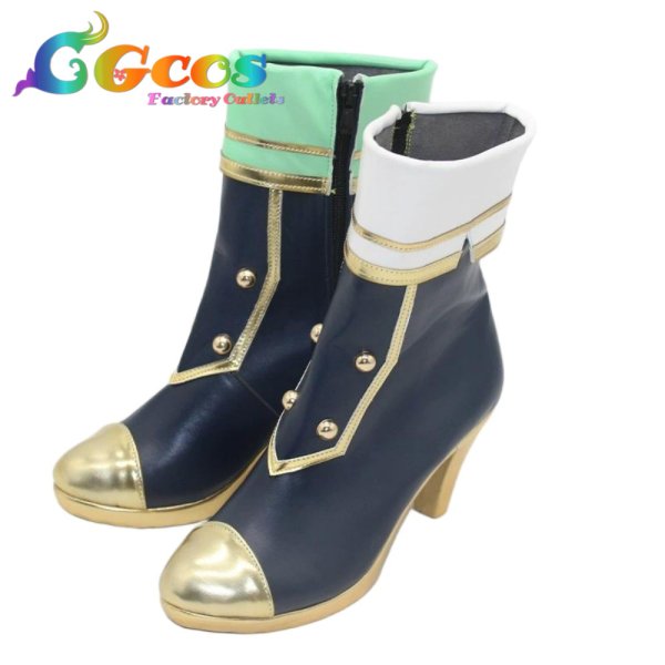 画像2: バーチャルYouTuber　コスプレ靴　VTuber　戌亥とこ　5th Anniversary　コスプレブーツ　コスプレ衣装 (2)