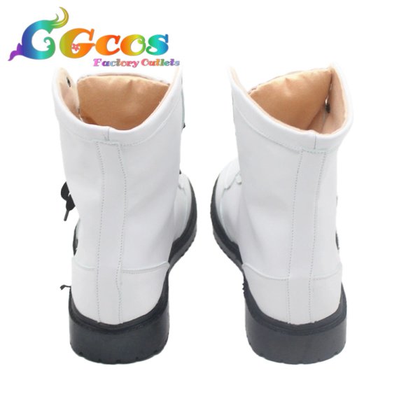 画像3: ブルーアーカイブ コスプレ靴 聖園ミカ コスプレブーツ コスプレ衣装 (3)