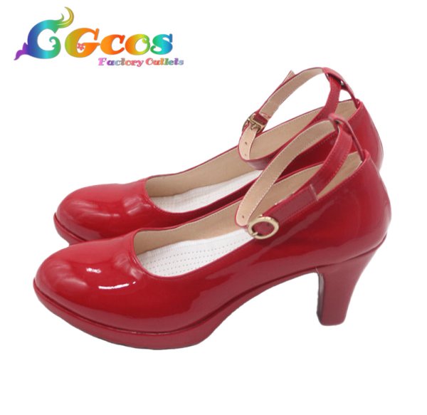 画像3: BanG Dream!(バンドリ!) コスプレ靴 祐天寺にゃむ Ave Mujica 1st LIVE Perdere Omnia コスプレブーツ コスプレ衣装 (3)