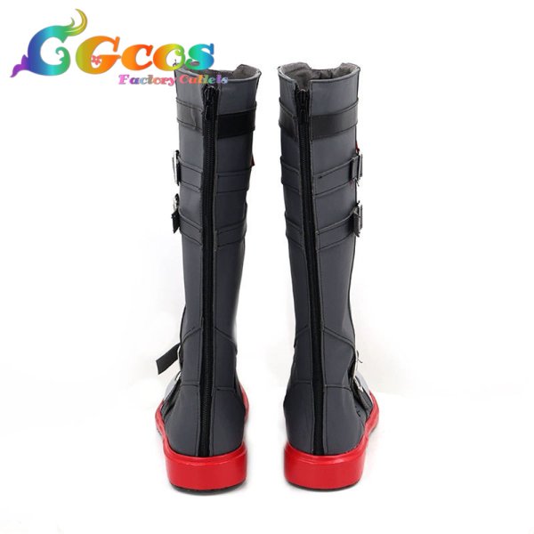 画像2: ギルティギア コスプレ靴 ザトー=ONE(エディ) コスプレブーツ コスプレ衣装 (2)