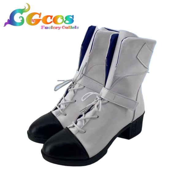 画像3: ウマ娘プリティーダービー コスプレ靴 シュヴァルグラン 勝負服 コスプレブーツ コスプレ衣装 (3)