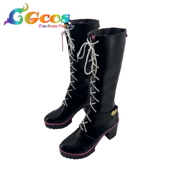 画像3: ラブライブ!虹ヶ咲学園スクールアイドル同好会 コスプレ靴 天王寺璃奈 コスプレブーツ コスプレ衣装 (3)