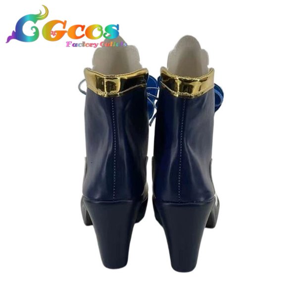 画像2: アイカツスターズ! コスプレ靴 虹野ゆめ 四ツ星学園制服 冬服 コスプレブーツ コスプレ衣装 (2)