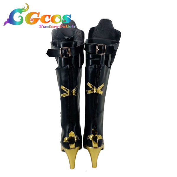 画像2: バーチャルYouTuber コスプレ靴 VTuber 壱百満天原サロメ 5th Anniversary LIVE 「SYMPHONIA」 コスプレブーツ コスプレ衣装 (2)