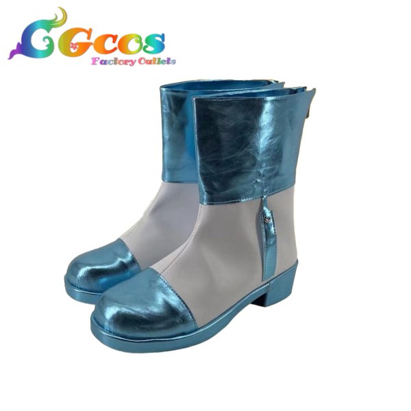 画像2: maimai でらっくす コスプレ靴 ソルト コスプレブーツ コスプレ衣装 (2)