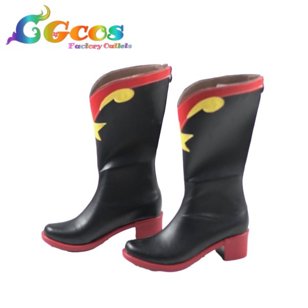 画像2: ラブライブ! School idol project コスプレ靴 高坂穂乃果 Dancing stars on me! コスプレブーツ コスプレ衣装 (2)