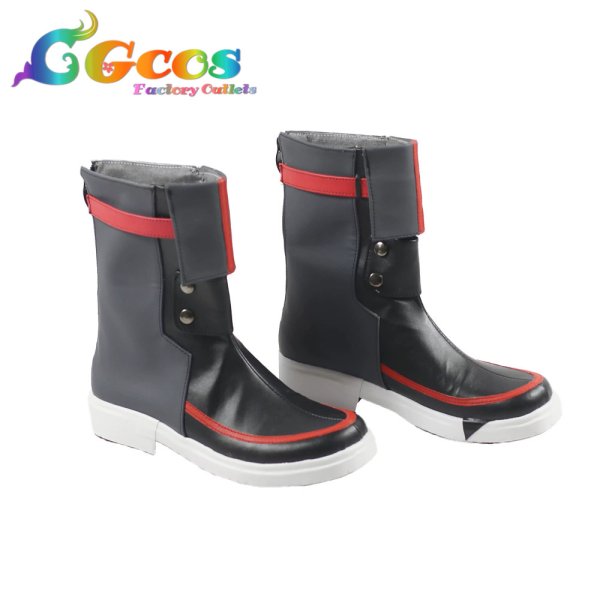 画像2: アイドリッシュセブン コスプレ靴 Re:vale記念日 Period Color 春原百瀬 コスプレブーツ コスプレ衣装 (2)