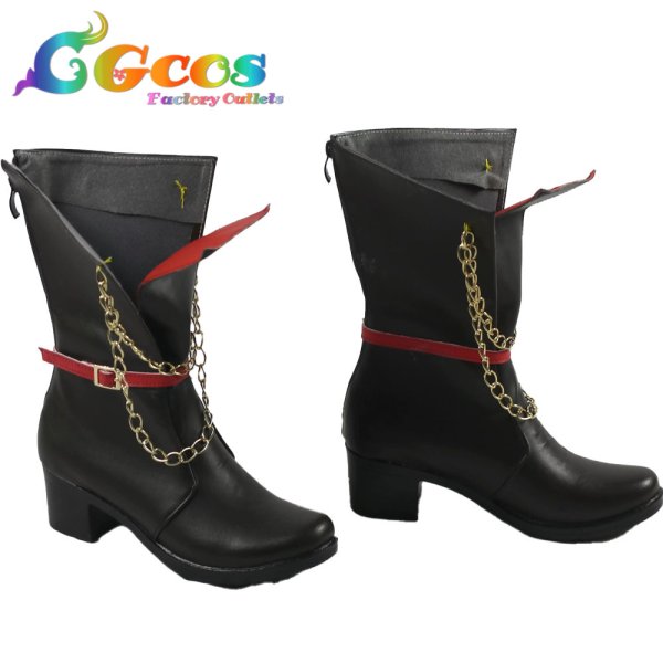 画像2: あんさんぶるスターズ! コスプレ靴 スカウト!クラフトモンスター 朔間凛月 氷鷹北斗 遊木真 斎宮宗 天城燐音 コスプレブーツ コスプレ衣装 (2)