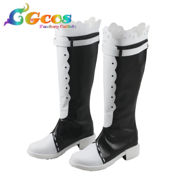 画像2: ラブライブ! School idol project コスプレ靴 西木野真姫 大正ロマン編 コスプレブーツ コスプレ衣装 (2)