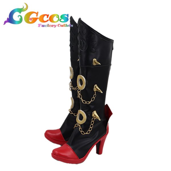 画像4: ゼンレスゾーンゼロ コスプレ靴 ルシアーナ・オクシスィース・テオドロ・デ・モンテフィーノ コスプレブーツ コスプレ衣装 (4)