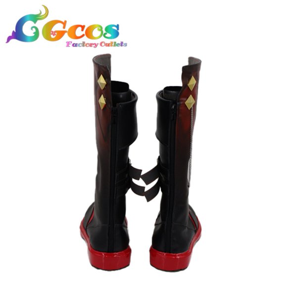 画像3: 原神(げんしん)　コスプレ靴　邪眼タルタリヤ　コスプレブーツ　コスプレ衣装 (3)