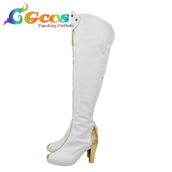 画像4: 鳴潮 (Wuthering Waves) コスプレ靴 今汐(コンシ) コスプレブーツ コスプレ衣装 (4)